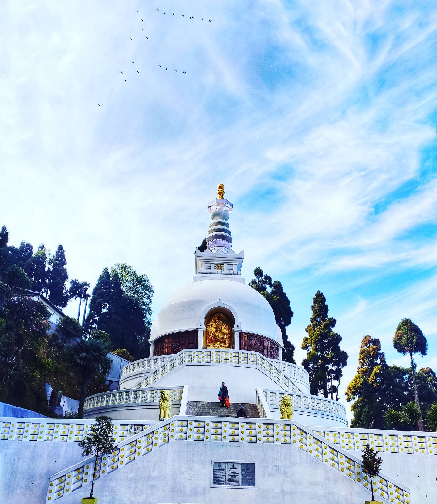 shanti stupa darjeeling