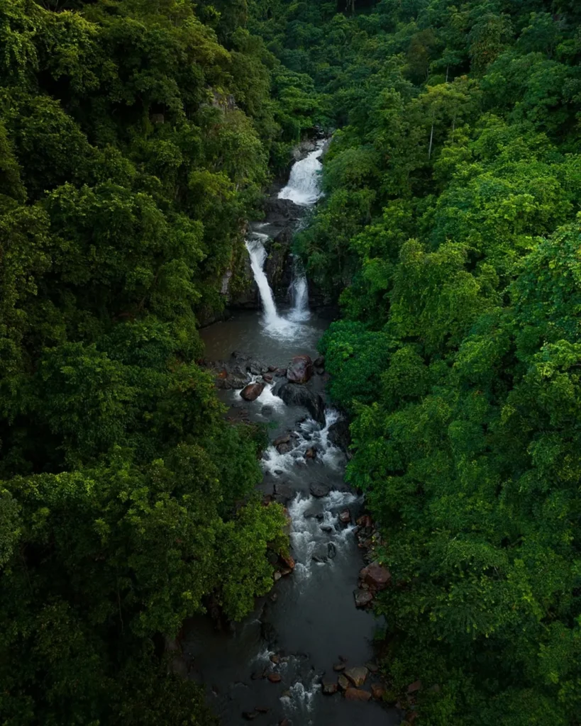 Sitakund waterfall is inside similipal nation park, mayurbhanj, odisha