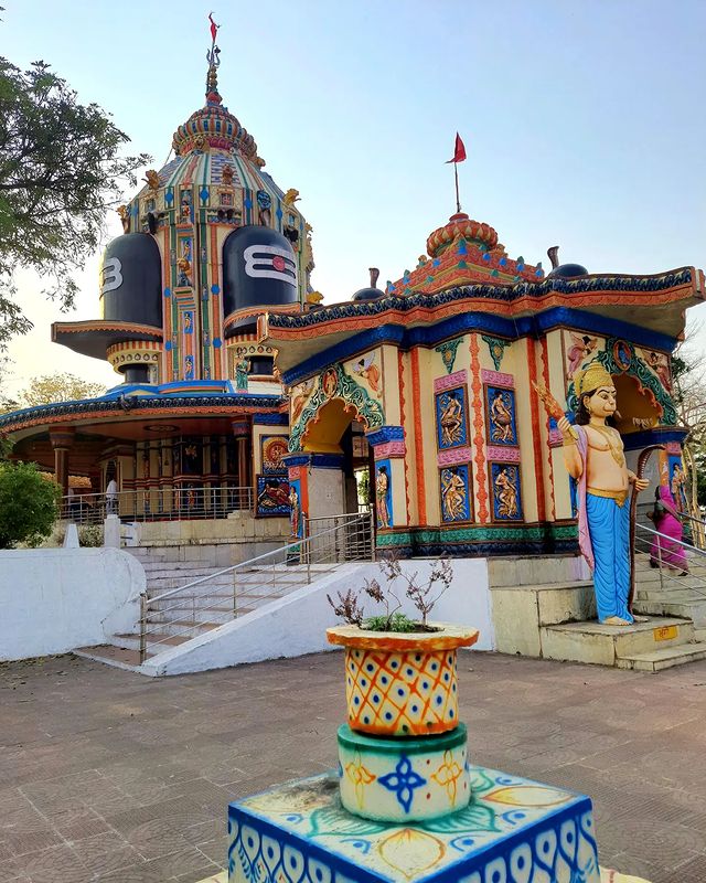 Yogeshwar Temple at Patora dam