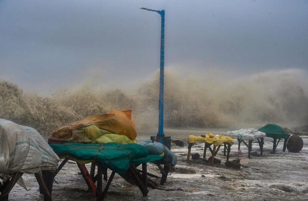 Cyclone Yaas made landfall near Dhamra port in Odisha
