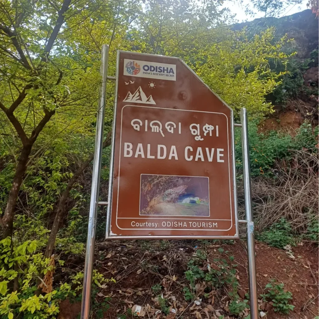 Balda Cave is a scenic natural attraction located on a hill surrounded by lush forests